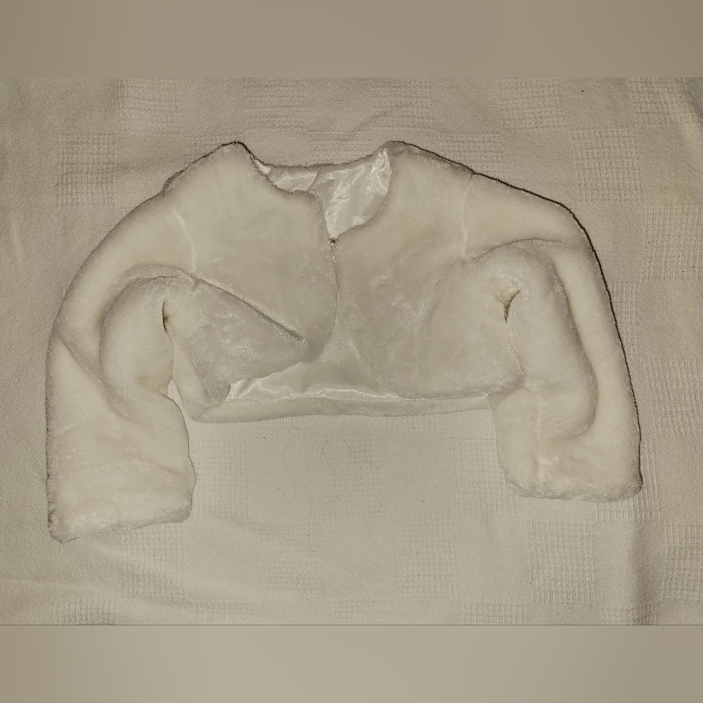 Cozy Faux Fur Bolero Shrug Accessories Princess Cape Flower Girl Dress Coat